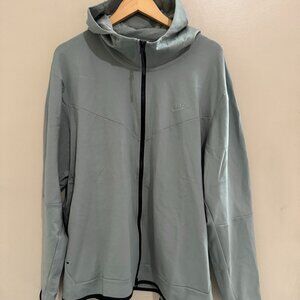 Nike Lightweight Tech Fleece Full Zip Hoodie Mica Green Men's 2XL DX0822-330 NEW